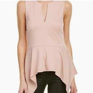 BCBGMaxAzria Sleeveless Asymmetrical Tobin Top size Small